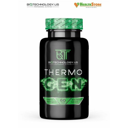 Biotechnology.US ThermoGen 60 капсул Жиросжигатель спортивный, таблетки для похудения fat burner