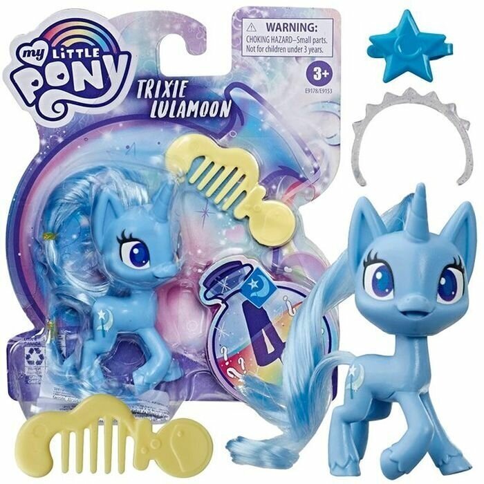 My Little Pony (Hasbro) MLP Волшебная пони с расческой Трикси Луламун / Trixie Lulamoon E9178 / E915