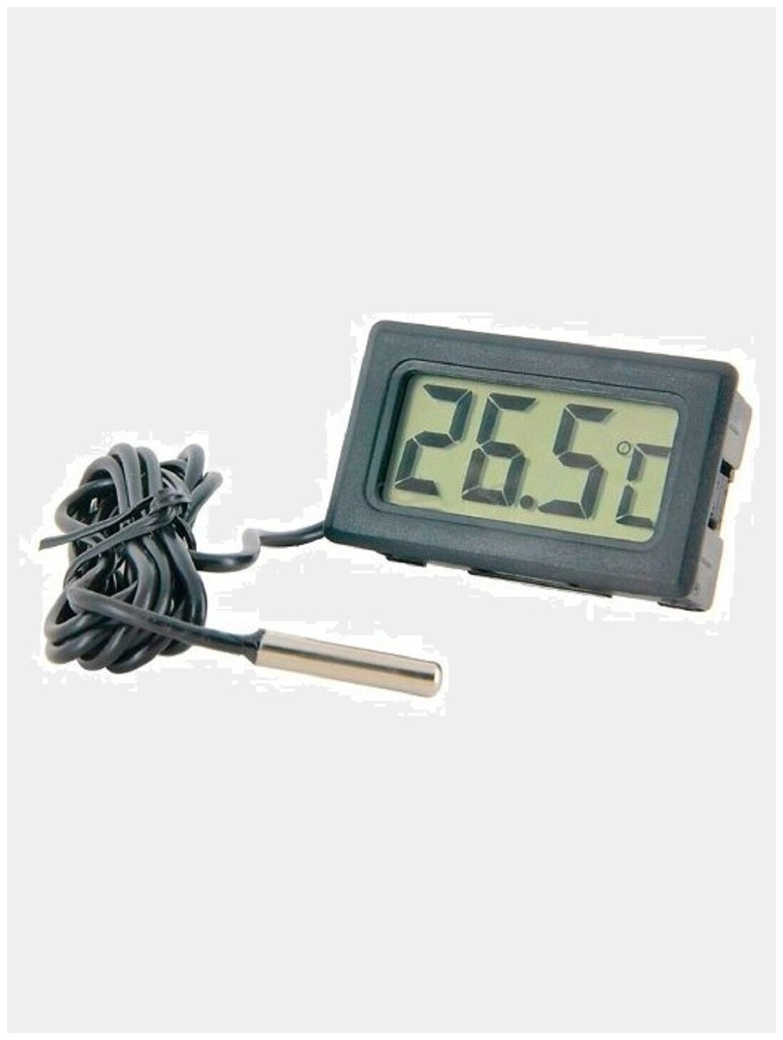 Термометр цифровой с выносным датчиком Орбита OT-HOM10 — купить в интернет-магазине по низкой цене на Яндекс Маркете