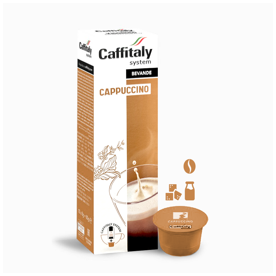 Кофейный напиток в капсулах Caffitaly System Ecaffe Cappuccino, 8 шт по 10 капсул, для Paulig, Luna S32, Maia S33, Tchibo, Cafissimo - фотография № 2