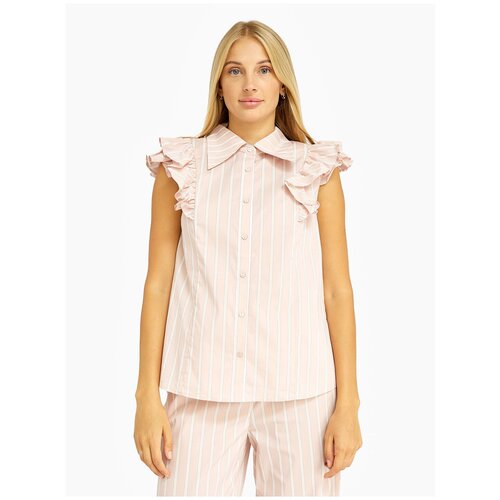 Блуза прямого кроя с рукавами воланы Isabelle Blanche RU 48 / EU 42 / L