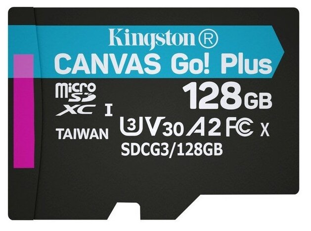 Карта памяти MicroSD 128Гб Kingston SDCG3/128GBSP