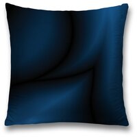 Наволочка декоративная на молнии, чехол на подушку JoyArty "Ночное сияние" 45х45 см