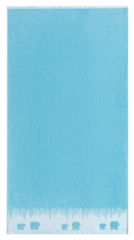 Полотенце махровое Love Life "Winter dream" 50х90 см, голубой, 100% хл, 400 гр/м2 - фотография № 1
