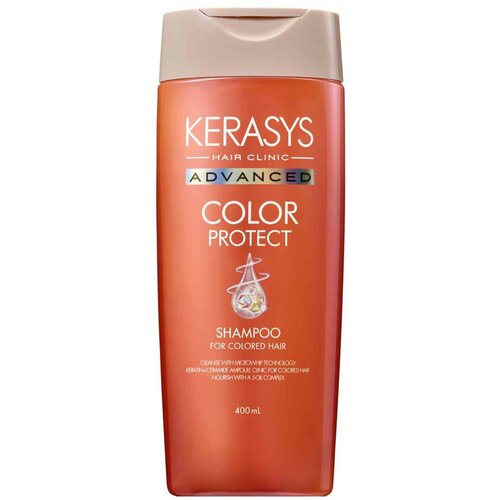 Kerasys Женский Advanced Color Protect Шампунь для волос ампульный для защиты цвета 400мл