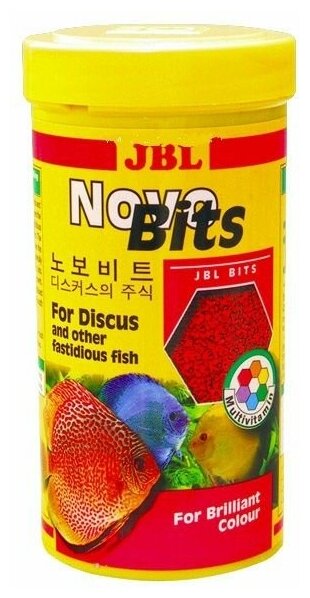 JBL NovoBits - Осн. корм для привередливых акв. рыб, гранулы, 250 мл (110 г) - фотография № 6