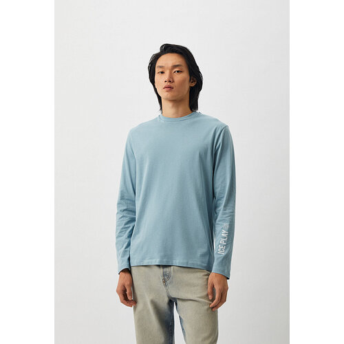 фото Лонгслив ice play, размер 52, голубой