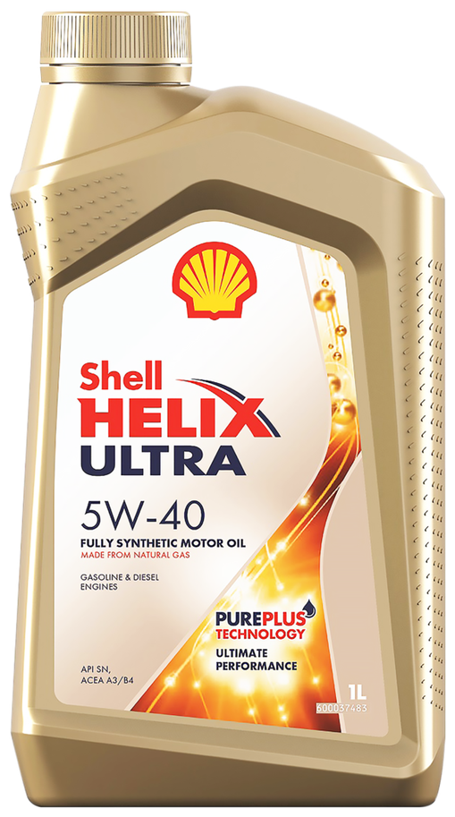 Синтетическое моторное масло SHELL Helix Ultra 5W-40 SN