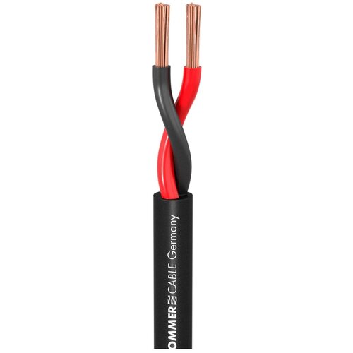 415 0051 sc meridian mobile sp215 кабель акустический круглый 100м sommer cable Кабель акустический с катушки двухжильный Sommer Cable 440-0051 Meridian Mobile SP240 Black, 1 м