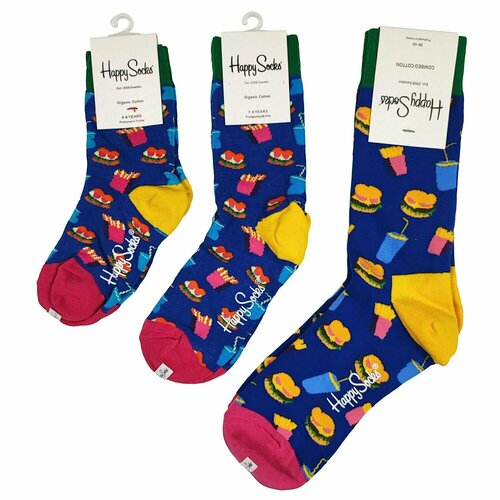 носки happy socks размер 36 40 синий Носки Happy Socks размер 36-40, синий