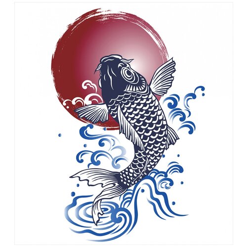 фото Текстильная женская сумка joyarty "солнце на гребне волны" на молнии для пляжа и фитнеса