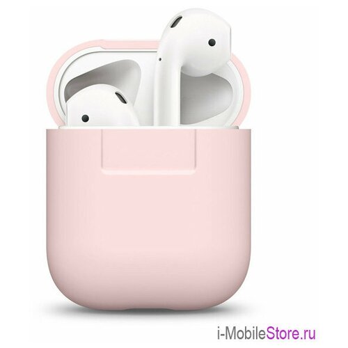 Чехол Elago для AirPods wireless Silicone case Pink