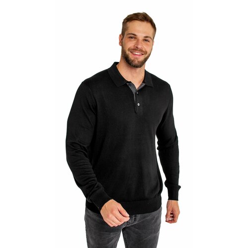 Пуловер , размер 3XL, черный