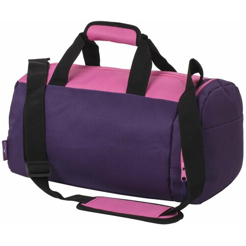 фото Сумка спортивная юнландия, 40х20, отделение для обуви, фиолетовый