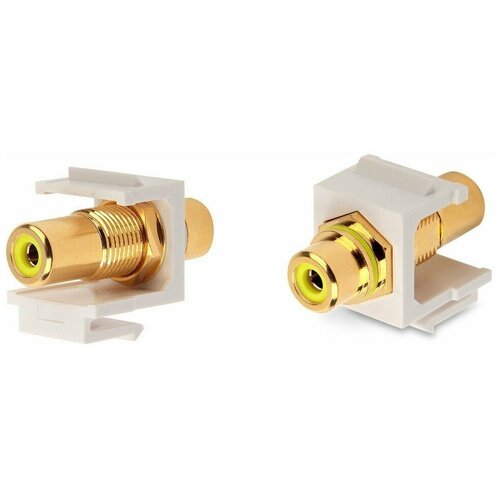 Вставка Hyperline (KJ1-RCA/YL-HG-WH) papri mps x 9 rca cable hifi 99 9999% occ silver plated 24k gold plated plug connector for dvd cd dac amplifier audio