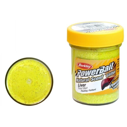 Форелевая паста Berkley - BGTLVSY2 (1239487) печень жёлтая berkley форелевая паста powerbait extra scent glitter trout bait trout pellet