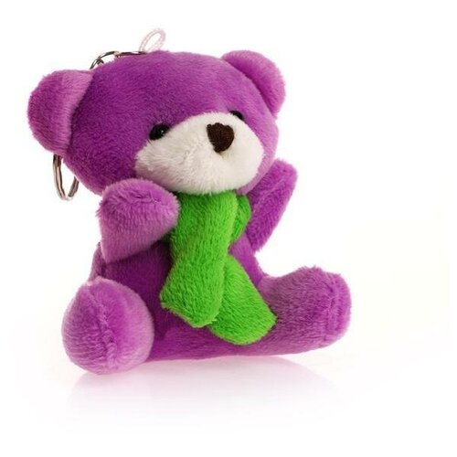 Игрушка-брелок Мишка в шарфе, цвета брелок спб мишка в свитере i love spb текстиль 10 см