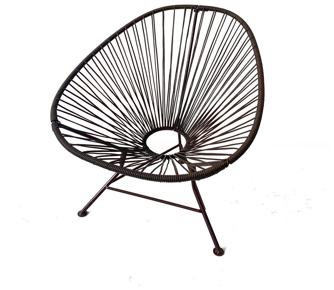 Кресло m-group ракушка коричневое - фотография № 2