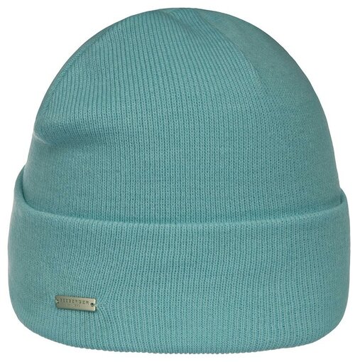 Шапка SEEBERGER арт. 18308-0 TURN-UP BEANIE (мятный), размер ONE