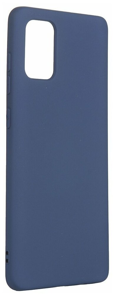 Чехол для смартфона Samsung Galaxy A71 DF sOriginal-08 Blue клип-кейс, силикон - фото №1