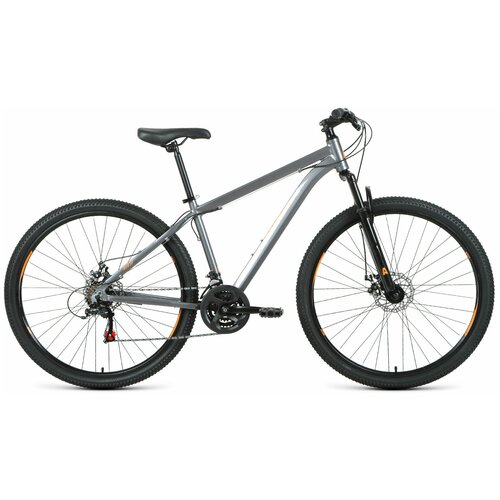 фото Велосипед горный altair 29 disc (29" 21 ск. рост. 17") 2020-2021, темно-серый/оранжевый, rbkt1m39gk02