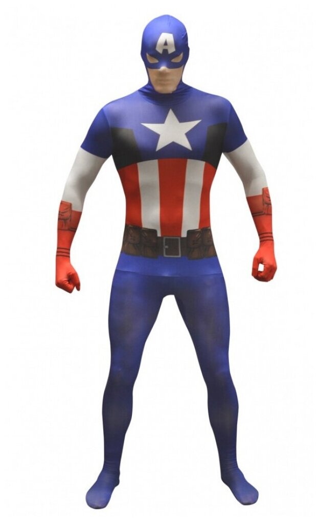 Морф-костюм "Капитан Америка" (11278) 190-200 см