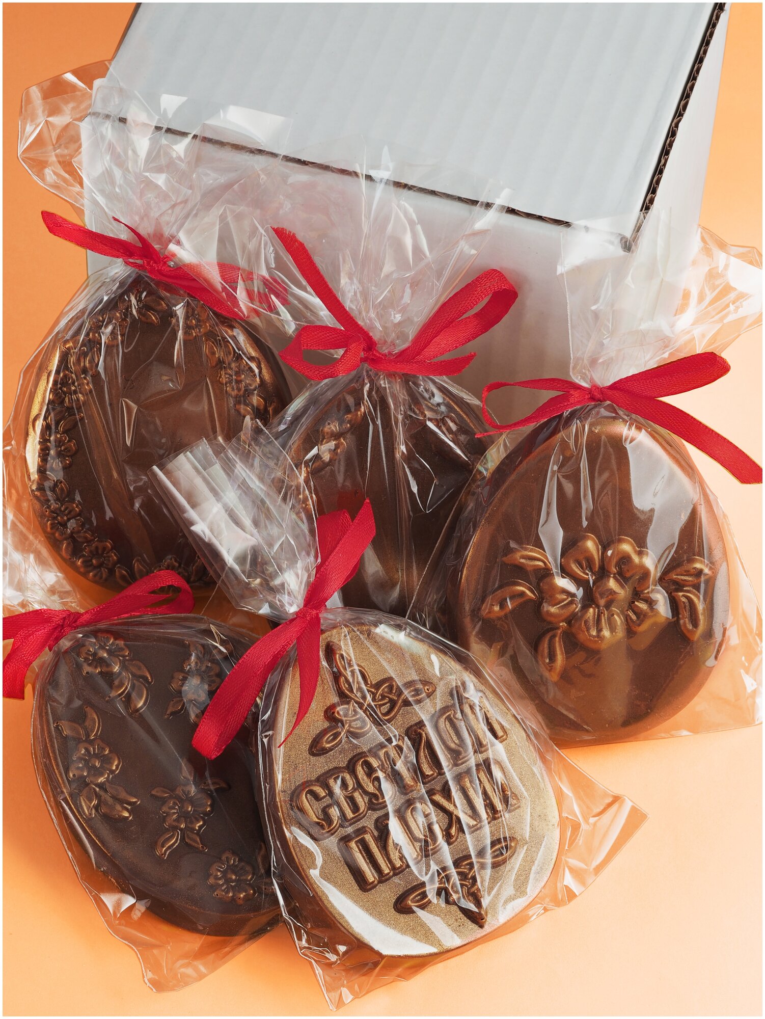 Шоколад фигурный Подарочный шоколадный набор "Пасха MAX", бельгийский молочный шоколад - фотография № 2