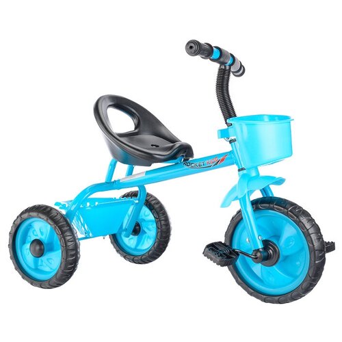 Велосипед трехколесный детский ROCKET XEL-1166-2, 3-х колесный, синий велосипед детский 2 х колесный 20 rocket цвет черный