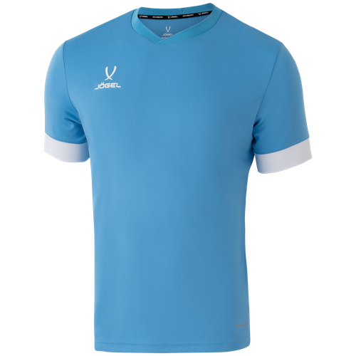 фото Футболка игровая jögel division performdry union jersey, голубой/белый/белый, р-р yl jogel