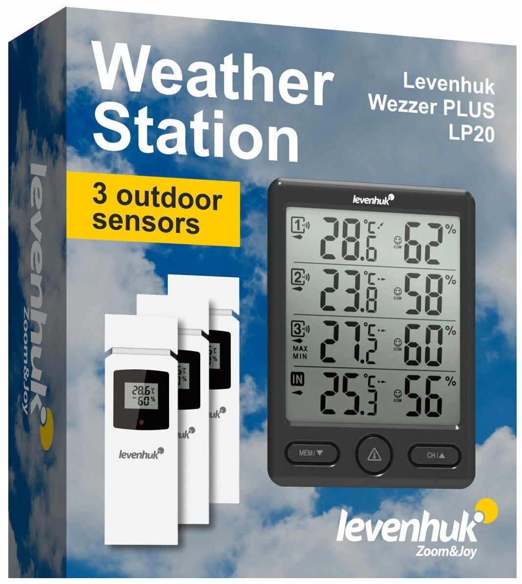 Метеостанция Levenhuk Wezzer PLUS LP20