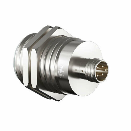 Индуктивный датчик Prompower KJ130-D16NA-DS1248-LY, латунь, заподлицо, М30, 16 мм, NPN-НО, разъём M12