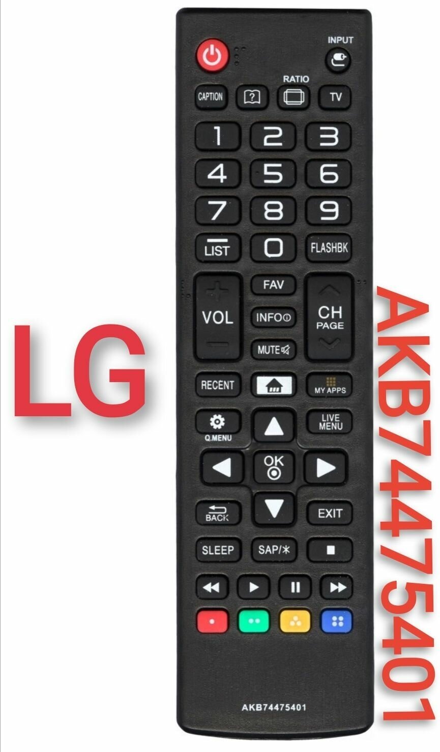 Пульт Akb74475401 для LG/Эл джи телевизора SMART tv