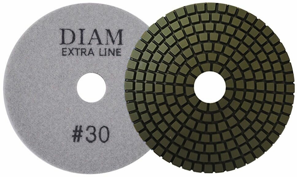 Диск алмазный 100 гибкий DIAM Extra Line 100x3,0 мм шлифовальный К30 000564