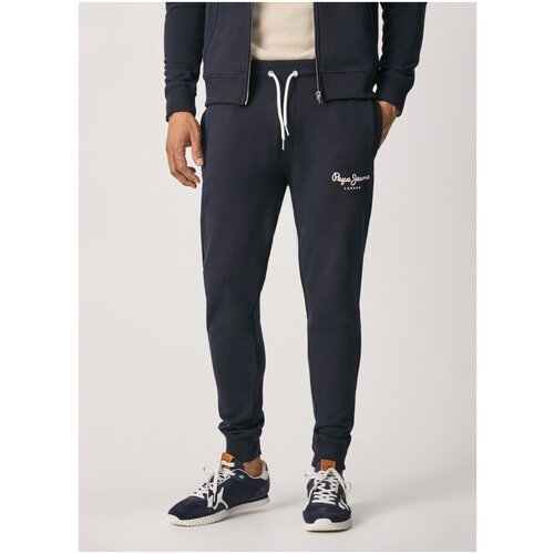 фото Брюки для мужчин, pepe jeans london, модель: pm211480, цвет: синий, размер: l