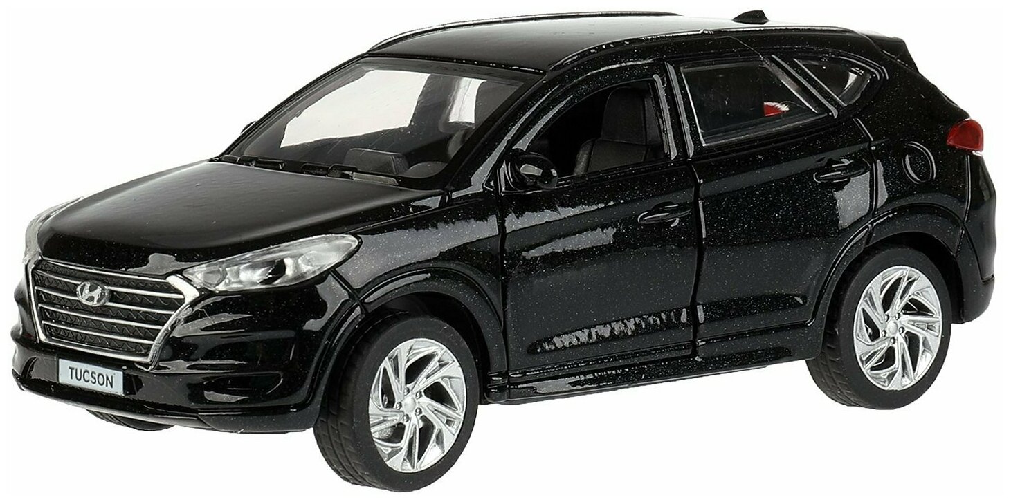 Модель машины Технопарк Hyundai Tucson, черная, инерционная ТUСSОN-12-ВК