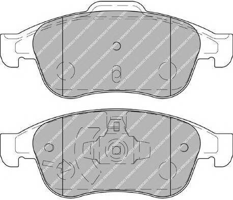 Передние колодки Ferodo FDB4180