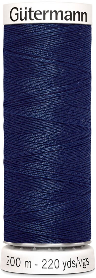 Нитки швейные Gutermann Sew-all 748277 для всех материалов, 200 м, 100% полиэстер (011 тёмно-синий), 5 шт