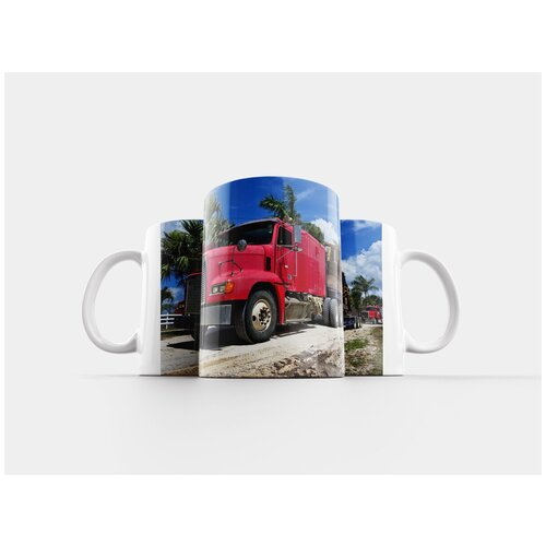 фото Кружка "грузовая машина, транспортное средство, транспортная система" 320 мл lotsprints