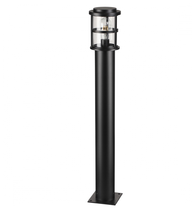 ODEON LIGHT 4964/1F NATURE ODL22 581 черный/стекло Ландшафтный светильник на столбе E27 1*60W IP44 MAGUS