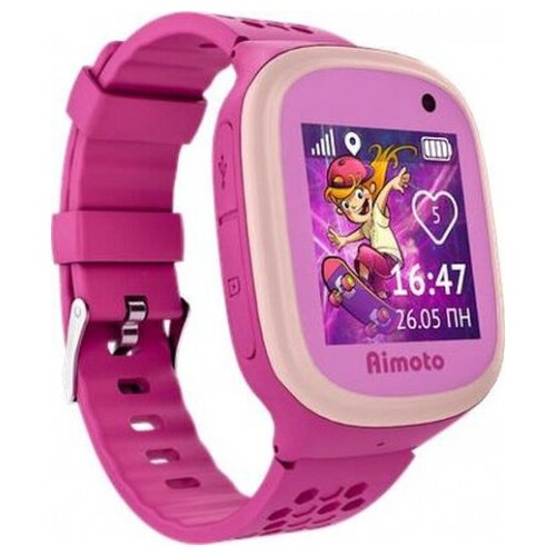 Смарт-часы Кнопка Жизни Aimoto Start 2 розовые 337100₽