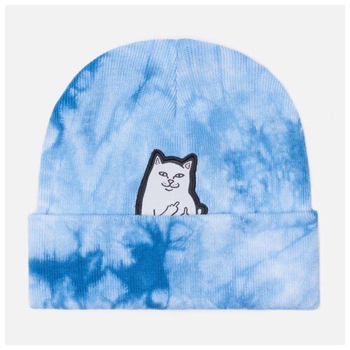 фото Шапка ripndip lord nermal patch beanie синий , размер one size