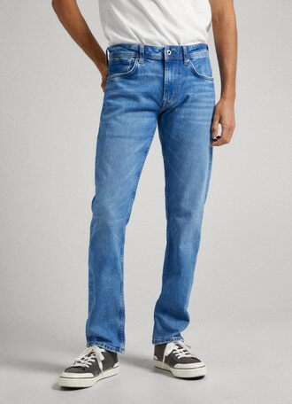 Джинсы классические Pepe Jeans, размер 38/32, голубой
