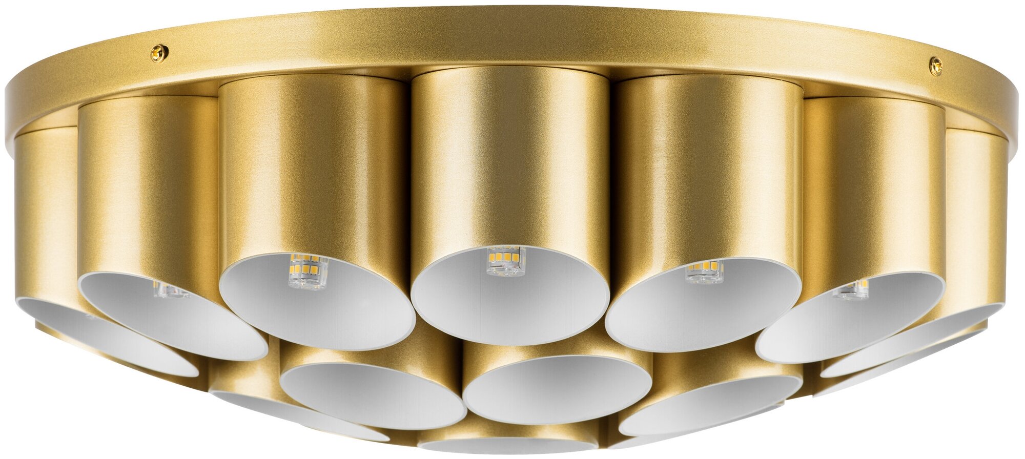 Потолочная люстра Lightstar Siena 720222, G9, 880Вт, кол-во ламп:22шт, Золото