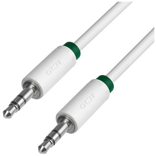 Аксессуар GCR Premium Jack 3.5mm - Jack 3.5mm 3m White-Green GCR-AVC1662-3.0m