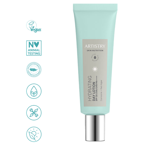 Amway/ARTISTRY SKIN NUTRITION Увлажняющий лосьон для лица с солнцезащитным фильтром SPF 30, 50 г, 123800