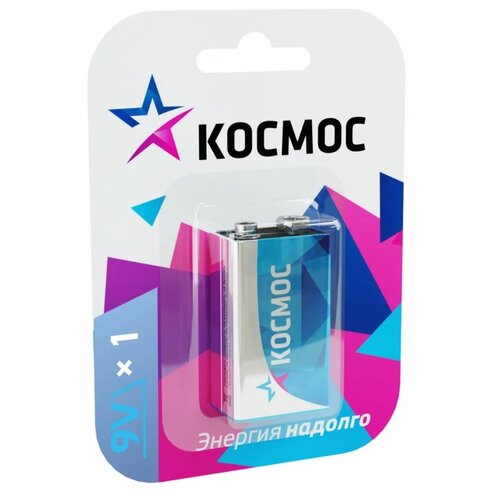 Батарейка КОСМОС KOC6LR61MAX, в упаковке: 1 шт.