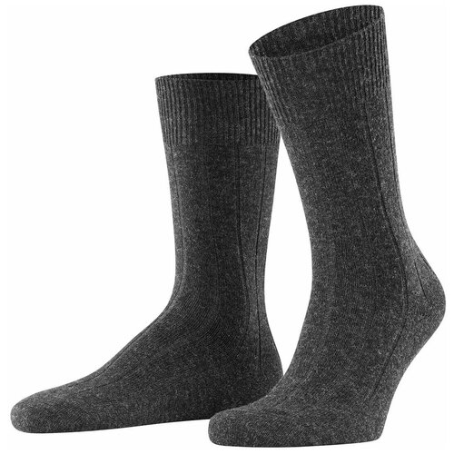 фото Мужские носки falke, 1 пара, классические, нескользящие, размер 43-46, черный