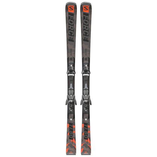 фото Горные лыжи salomon s/force ti 80 + z12 gw f80 black (21/22) (170)