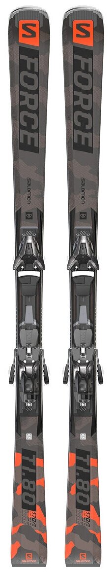 Горные лыжи Salomon S/Force Ti 80 + Z12 GW F80 Black (21/22) (170)