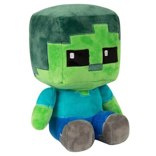 Мягкая игрушка Зомби (герой Майнкрафт) paladone светильник minecraft zombie icon light v2